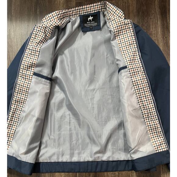 NWOT West Louis Business-Man Lightweight Jacket in Navy Blue Size L - Picture 6 of 8